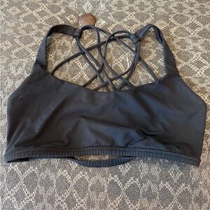 Black Lululemon free to be bra